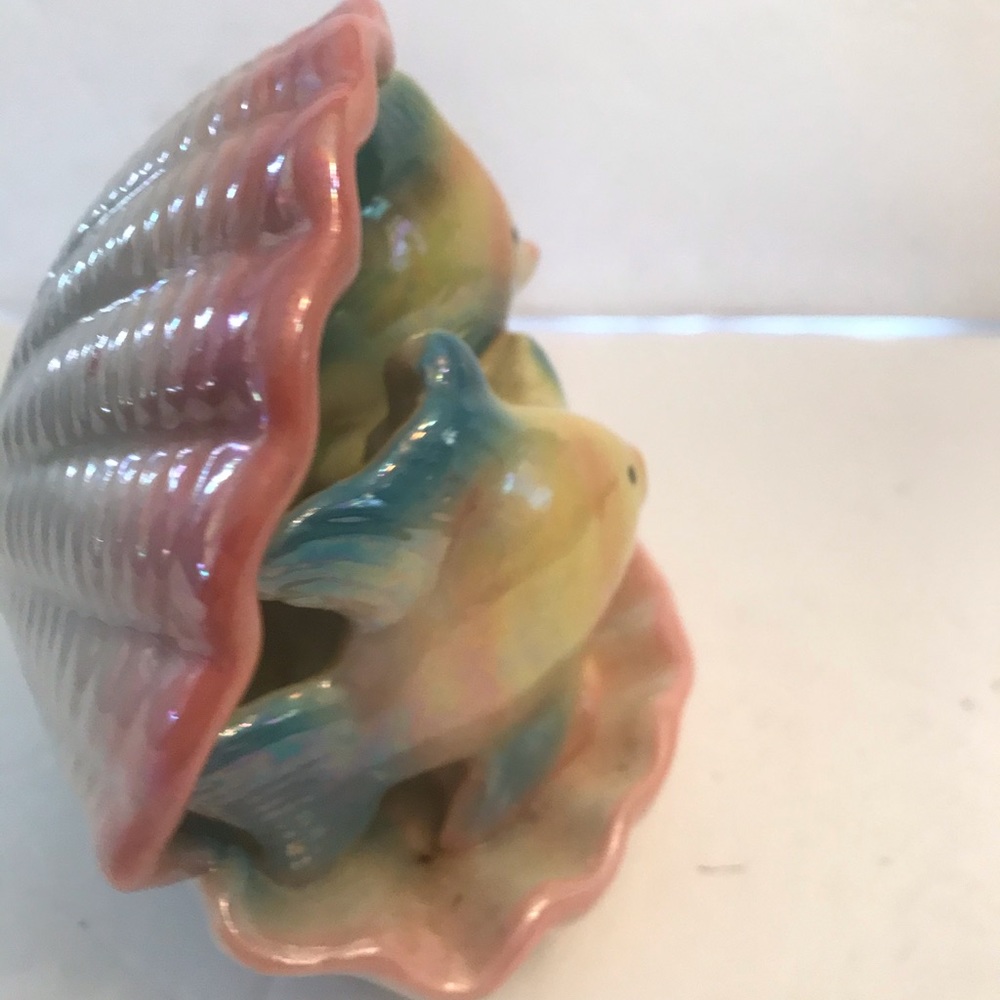 Vintage Ceramic Shell & Fish - Picture 4 of 6